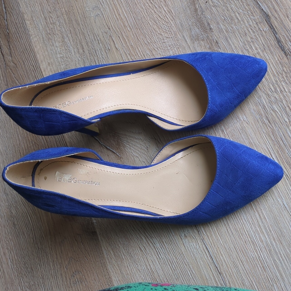 Leather BCBG heels